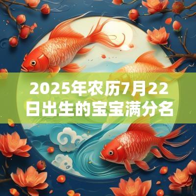 2025年农历7月22日出生的宝宝满分名字合集好听名字解析精选