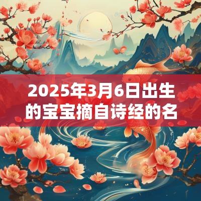 2025年3月6日出生的宝宝摘自诗经的名字唯美好听的女生名字