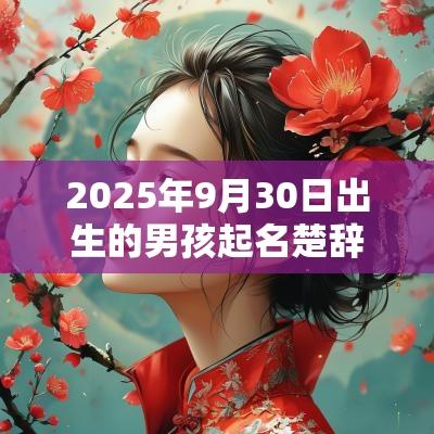 2025年9月30日出生的男孩起名楚辞周易刚强不息的名字来了