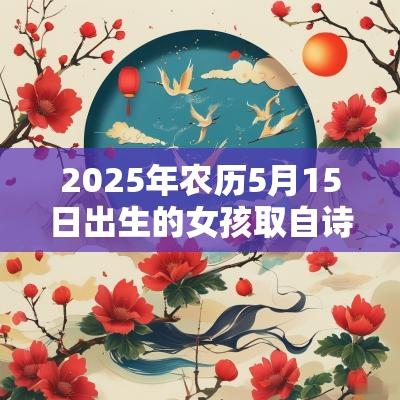 2025年农历5月15日出生的女孩取自诗词的名字简约的蛇年女孩名字