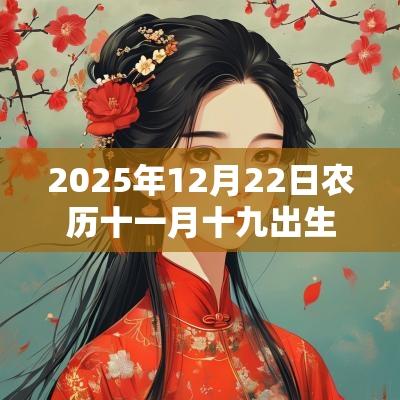 2025年12月22日农历十一月十九出生的男宝宝五行旺缺八字起名