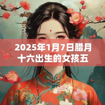 2025年1月7日腊月十六出生的女孩五行八字解读缺金的起名宜用字