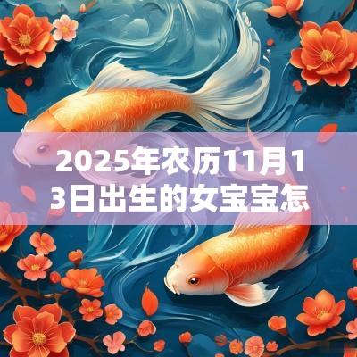 2025年农历11月13日出生的女宝宝怎么取名女孩名字怎么取好