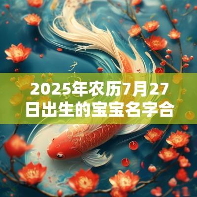 2025年农历7月27日出生的宝宝名字合集蛇年女宝宝取名宜用字