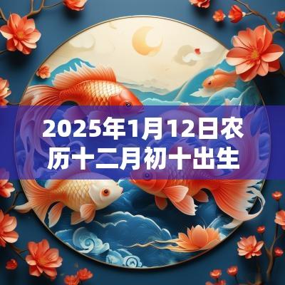 2025年1月12日农历十二月初十出生的男宝宝五行旺缺八字起名