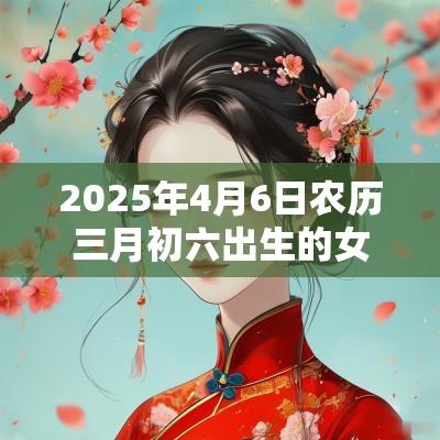 2025年4月6日农历三月初六出生的女孩五行取名打分属土的最佳宜用字