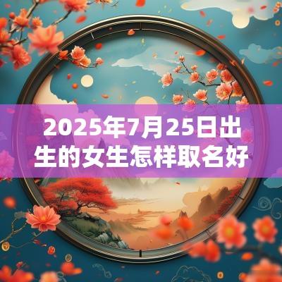 2025年7月25日出生的女生怎样取名好美好恬静的宝宝名字参考