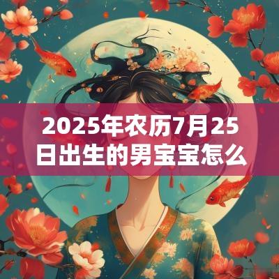 2025年农历7月25日出生的男宝宝怎么取名霸气蛇宝宝名字大全
