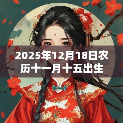2025年12月18日农历十一月十五出生的男孩五行取名最佳宜用字