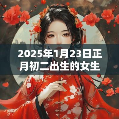 2025年1月23日正月初二出生的女生生辰八字寓意美好的名字