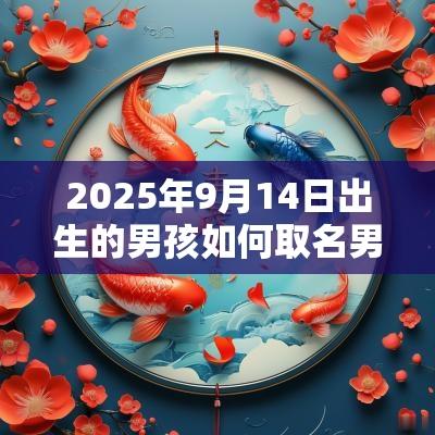 2025年9月14日出生的男孩如何取名男孩名字大全2025最新版三不要