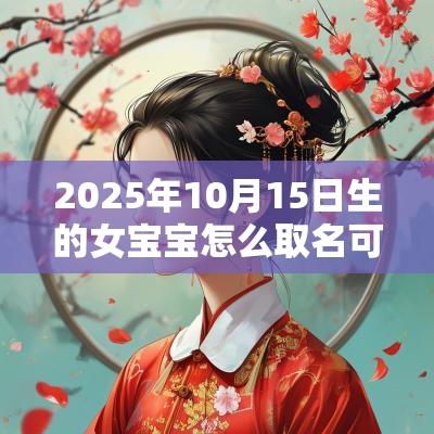 2025年10月15日生的女宝宝怎么取名可爱活泼的女孩子名字