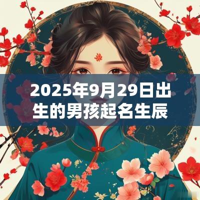 2025年9月29日出生的男孩起名生辰八字精明能干的名字推荐