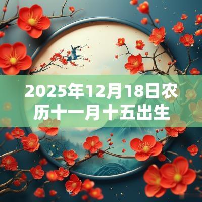 2025年12月18日农历十一月十五出生的女孩五行属什么如何取名促运
