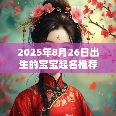 2025年8月26日出生的宝宝起名推荐好听的宝藏女孩单字取名精选