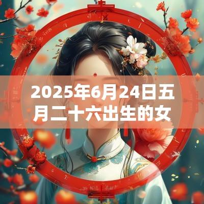 2025年6月24日五月二十六出生的女孩是什么命名字怎么取好听有文化