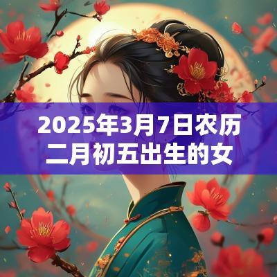 2025年3月7日农历二月初五出生的女宝宝属土取名高分名字建议