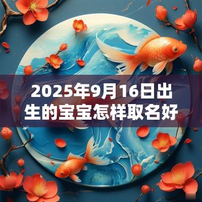 2025年9月16日出生的宝宝怎样取名好山海经里好听的植物名精选