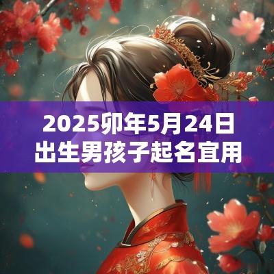 2025卯年5月24日出生男孩子起名宜用字大气的男宝宝名字