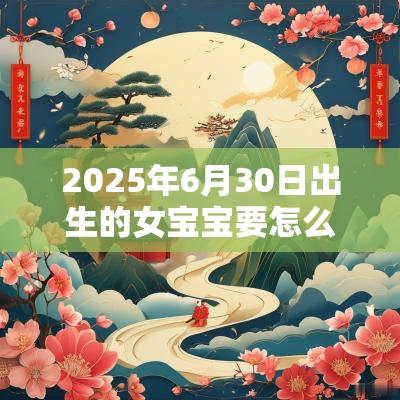 2025年6月30日出生的女宝宝要怎么取名好听可爱的起名小窍门