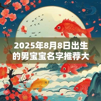 2025年8月8日出生的男宝宝名字推荐大气有涵养的名字带解释