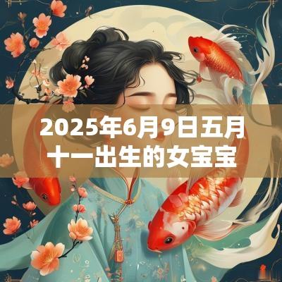 2025年6月9日五月十一出生的女宝宝五行命理属性名字如何旺运