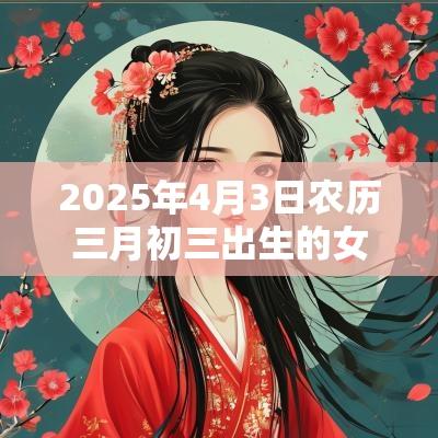 2025年4月3日农历三月初三出生的女孩八字算命五行属火的名字