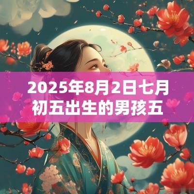 2025年8月2日七月初五出生的男孩五行缺金寓意极好的男孩的名字