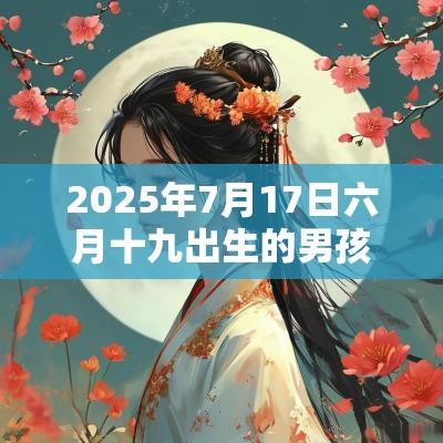 2025年7月17日六月十九出生的男孩子五行八字解读属金的起名宜用字