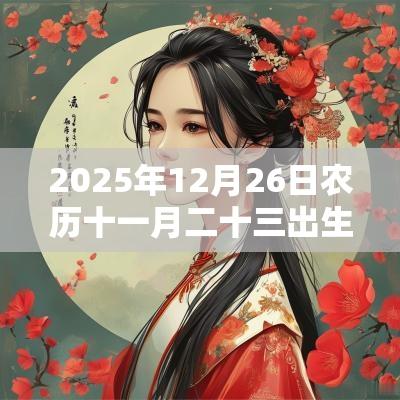 2025年12月26日农历十一月二十三出生的女宝宝五行旺缺八字起名