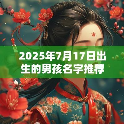 2025年7月17日出生的男孩名字推荐具有远大抱负的男生名字