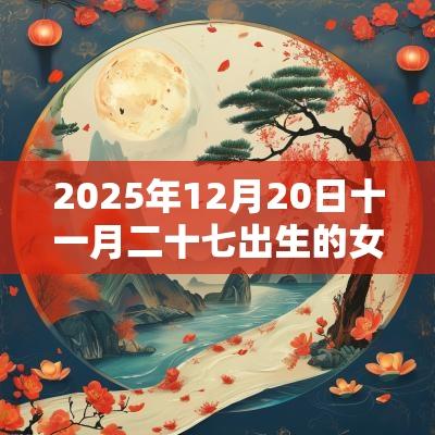2025年12月20日十一月二十七出生的女宝宝缺什么取名如何补金