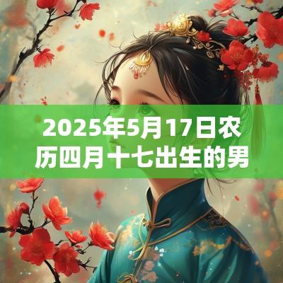 2025年5月17日农历四月十七出生的男孩五行八字解读缺土的起名宜用字