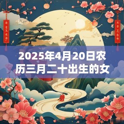 2025年4月20日农历三月二十出生的女宝宝五行命理解析补金取名旺运
