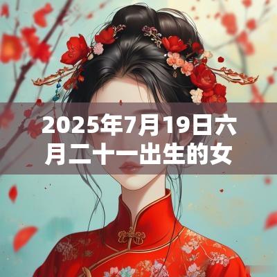 2025年7月19日六月二十一出生的女宝宝五行命理属性名字如何旺运