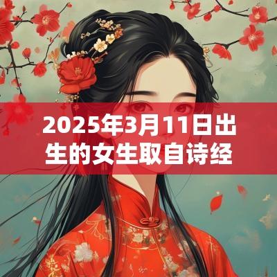 2025年3月11日出生的女生取自诗经的名字这样取名简直绝了