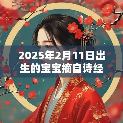 2025年2月11日出生的宝宝摘自诗经的名字富有诗意的男宝宝起名