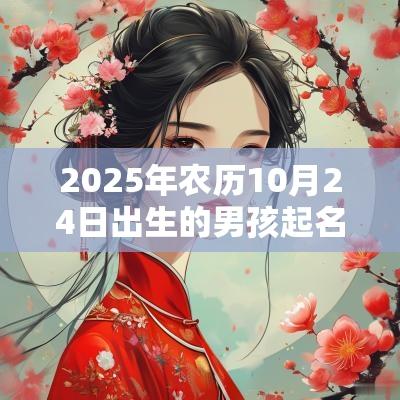 2025年农历10月24日出生的男孩起名好寓意的字好寓意的名字大全