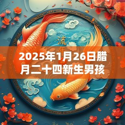 2025年1月26日腊月二十四新生男孩五行命理解析补土取名旺运