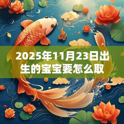 2025年11月23日出生的宝宝要怎么取名有内涵气质的宝宝名字大全