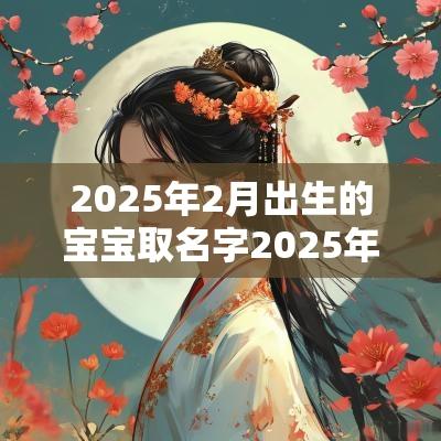 2025年2月出生的宝宝取名字2025年2月出生男宝取名大全