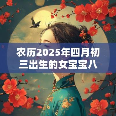 农历2025年四月初三出生的女宝宝八字好吗五行缺木免费取好名字