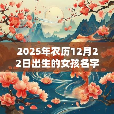 2025年农历12月22日出生的女孩名字宝典顺耳的蛇年女孩名字