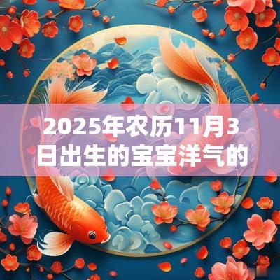 2025年农历11月3日出生的宝宝洋气的名字宝宝好听的名字集锦
