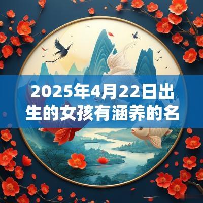 2025年4月22日出生的女孩有涵养的名字高雅有品位的名字解析
