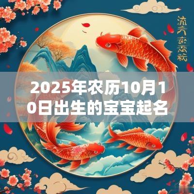 2025年农历10月10日出生的宝宝起名推荐好听的女宝宝名字鉴赏