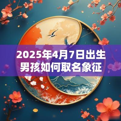 2025年4月7日出生男孩如何取名象征一帆风顺的男宝宝名字精选 2025年4月7日出生男孩如何取名象征一帆风顺的男宝宝名字精选