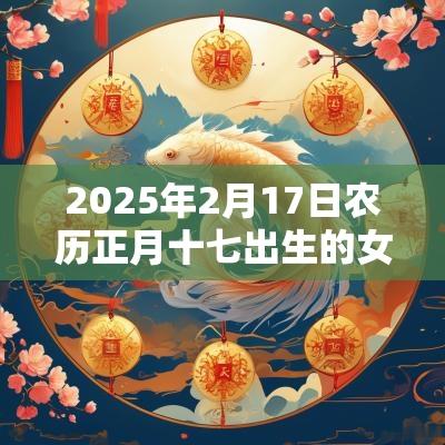 2025年2月17日农历正月十七出生的女孩五行八字解读缺火的起名宜用字