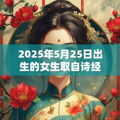 2025年5月25日出生的女生取自诗经的名字唐诗宋词中取的好名字