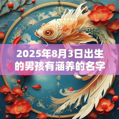 2025年8月3日出生的男孩有涵养的名字寓意深刻的男孩名字合集